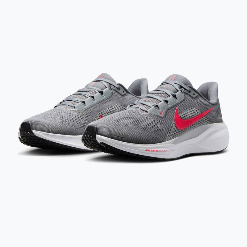 Buty do biegania męskie Nike Pegasus 41 cool grey/wolf grey/pure platinum/bright crimson 3