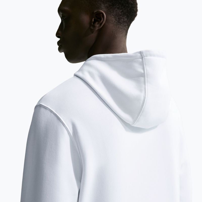 Bluza męska Nike Club Pullover Hoodie white/white/black 5