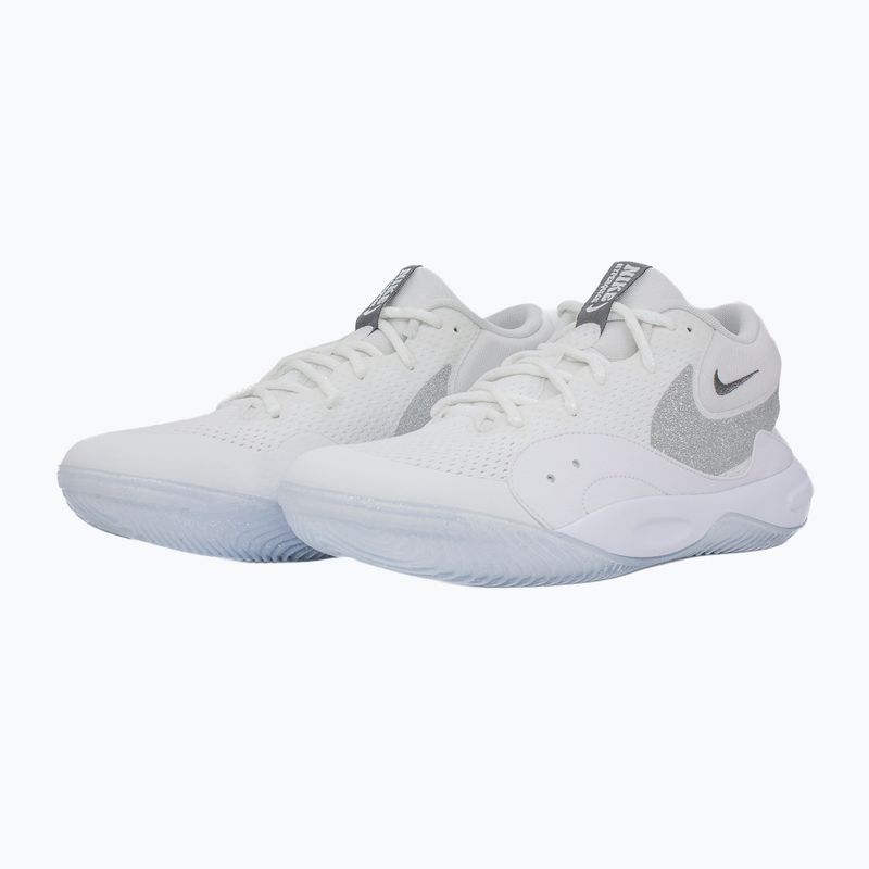 Buty do siatkówki damskie Nike Hyperquick Court Flight SE smmit white/metalic silver/pure platinum 10