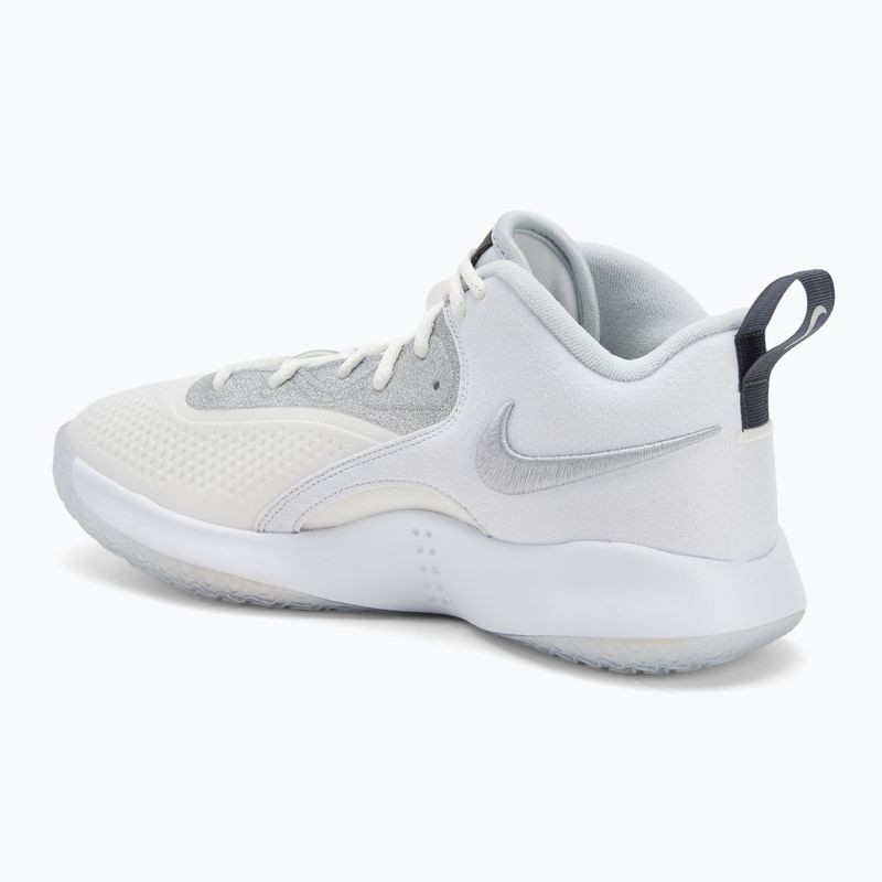 Buty do siatkówki Nike React Hyperset 2 SE smmit white/metalic silver/pure platinum 3