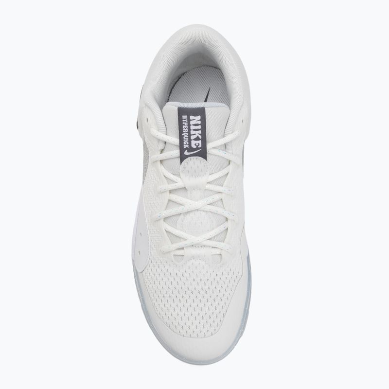 Buty do siatkówki damskie Nike Hyperquick Court Flight SE smmit white/metalic silver/pure platinum 5