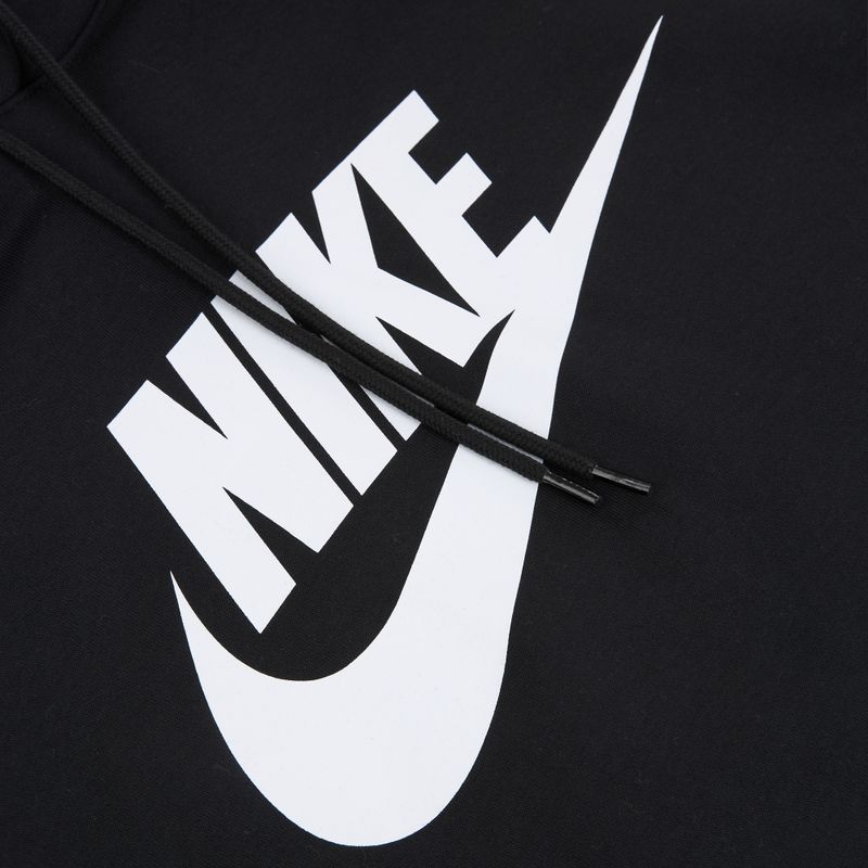 Bluza męska Nike Club Pullover Hoodie black/black/white 8