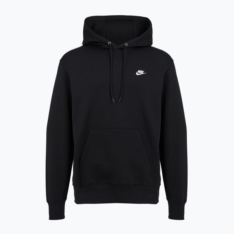Bluza męska Nike Club Pullover Hoodie black/black/white 6