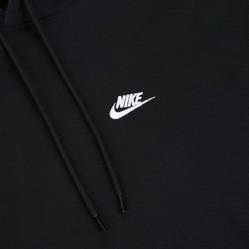 Bluza męska Nike Club Pullover Hoodie black/black/white 8