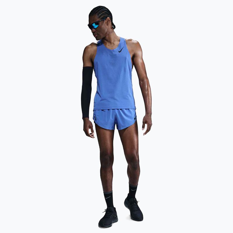 Koszulka do biegania męska Nike AeroSwift Dri-Fit ADV comet blue/black 2