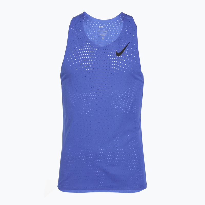 Koszulka do biegania męska Nike AeroSwift Dri-Fit ADV comet blue/black 7