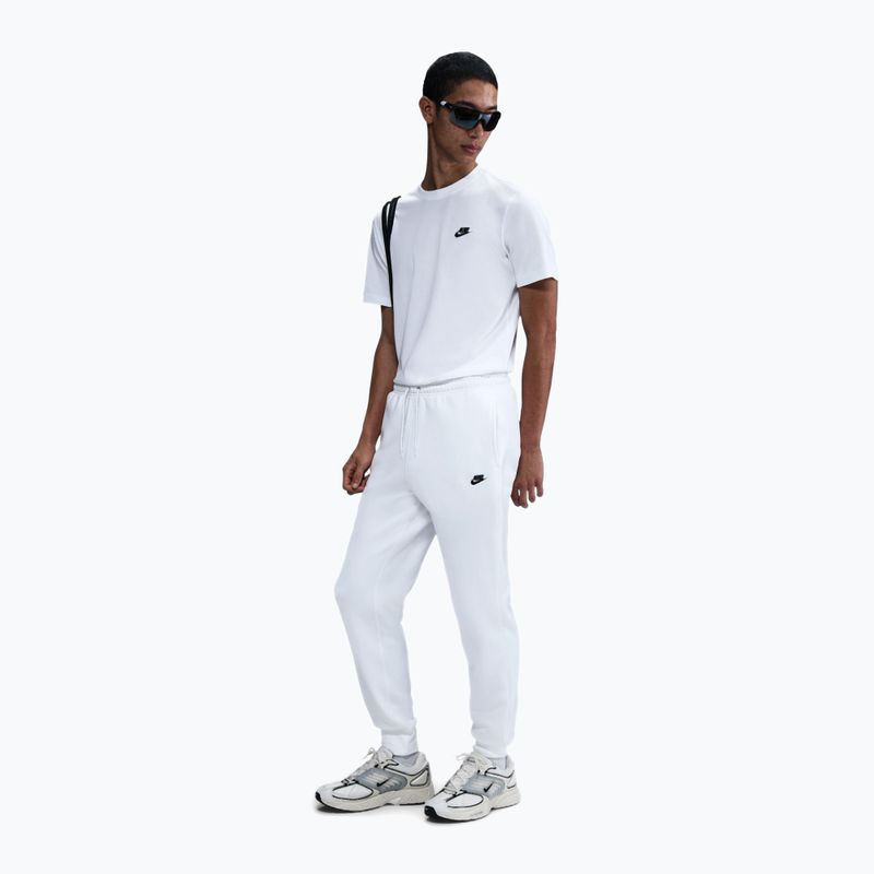 Spodnie męskie Nike Club Jogger white/white/black 2