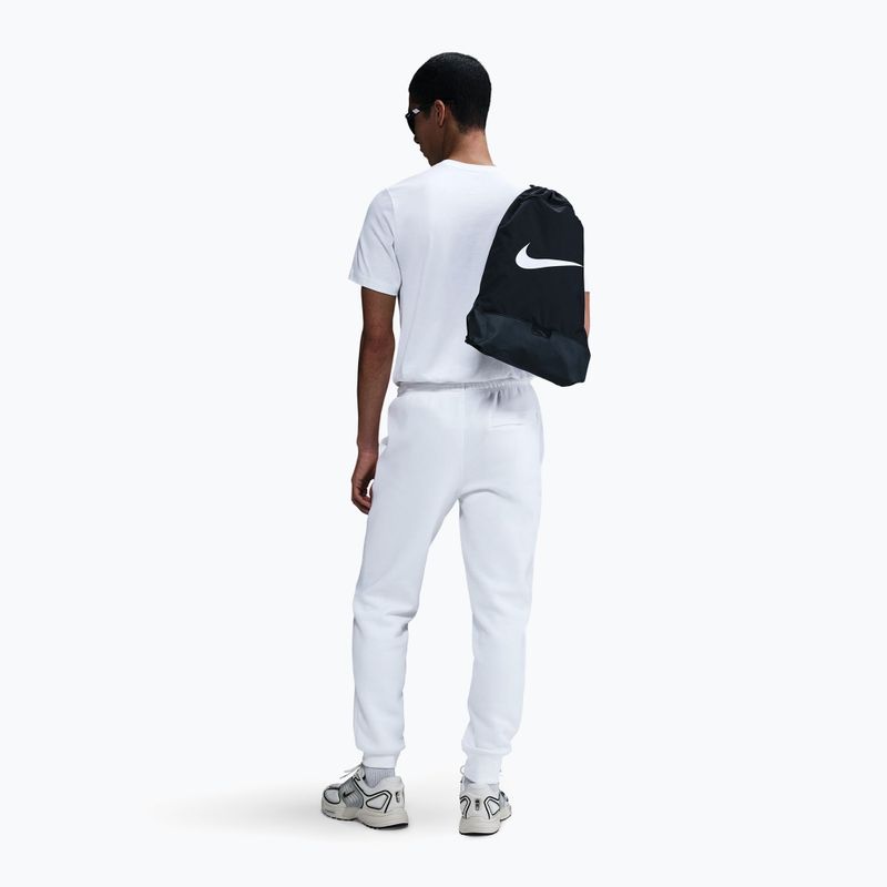 Spodnie męskie Nike Club Jogger white/white/black 3
