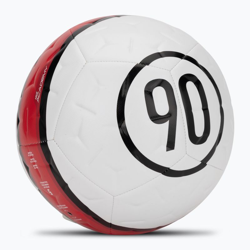 Piłka do piłki nożnej Nike Academy Total 90 white/black/red/black rozmiar 5 2