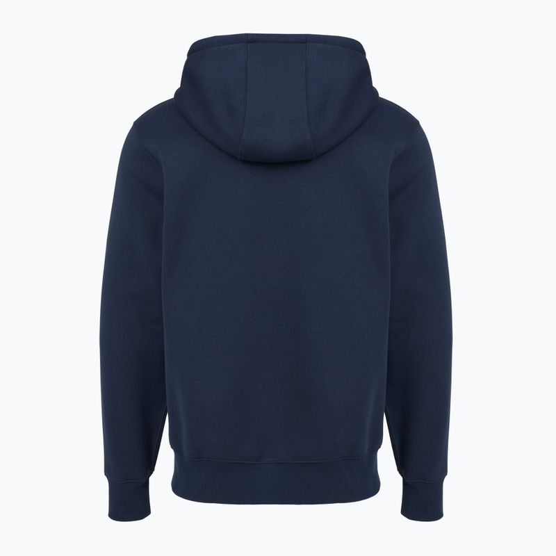 Bluza męska Nike Club Full Zip Hoodie obsidian/obsidian/white 7