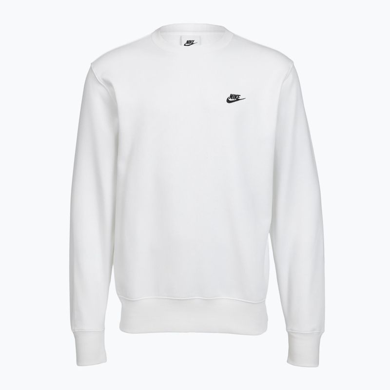 Bluza męska Nike Club Fleece Crew white/black 7