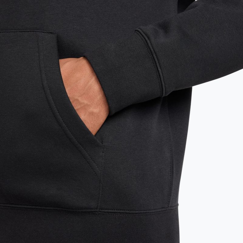 Bluza męska Nike Club Full Zip Hoodie black/black/white 6