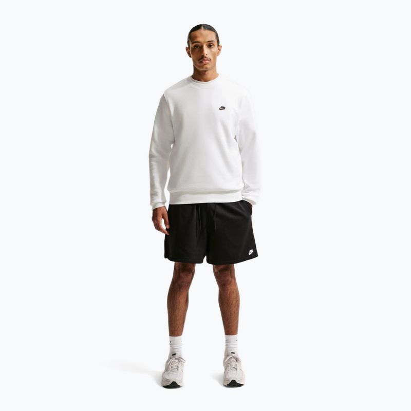 Bluza męska Nike Club Fleece Crew white/black 2