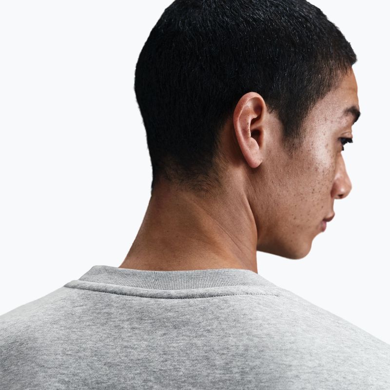 Bluza męska Nike Club Fleece Crew dark grey heather/white 5