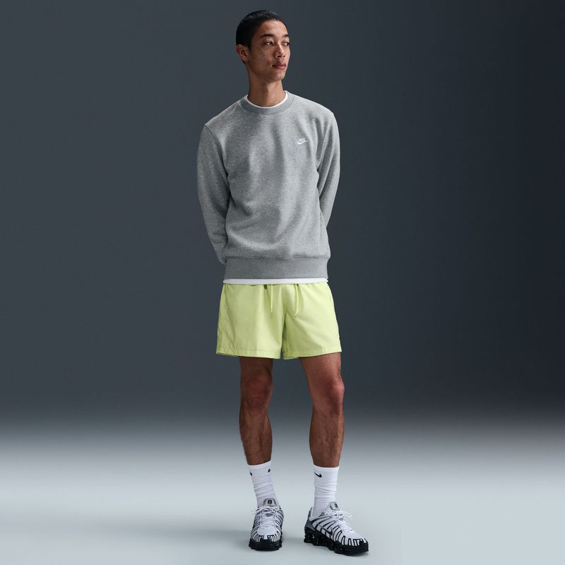 Bluza męska Nike Club Fleece Crew dark grey heather/white 6