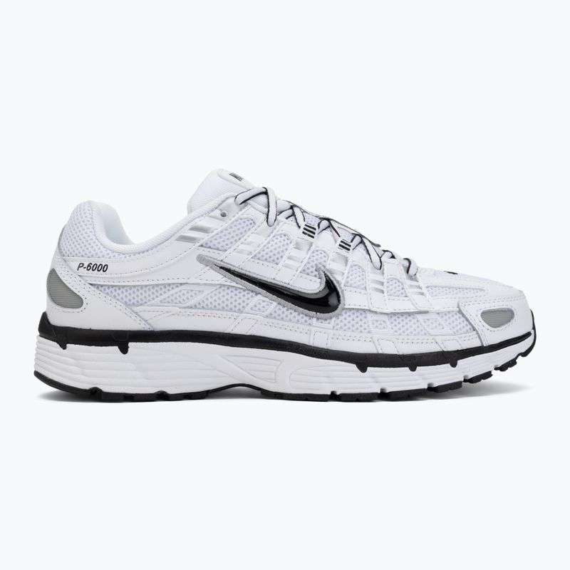 Buty męskie Nike P-6000 white/metallic silver/black/black 2