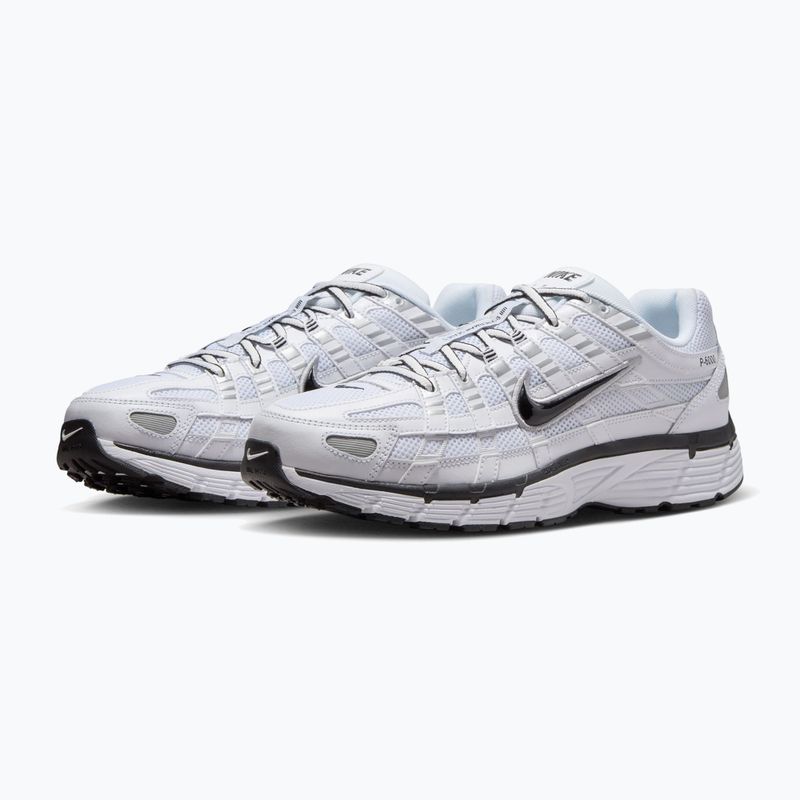 Buty męskie Nike P-6000 white/metallic silver/black/black 3