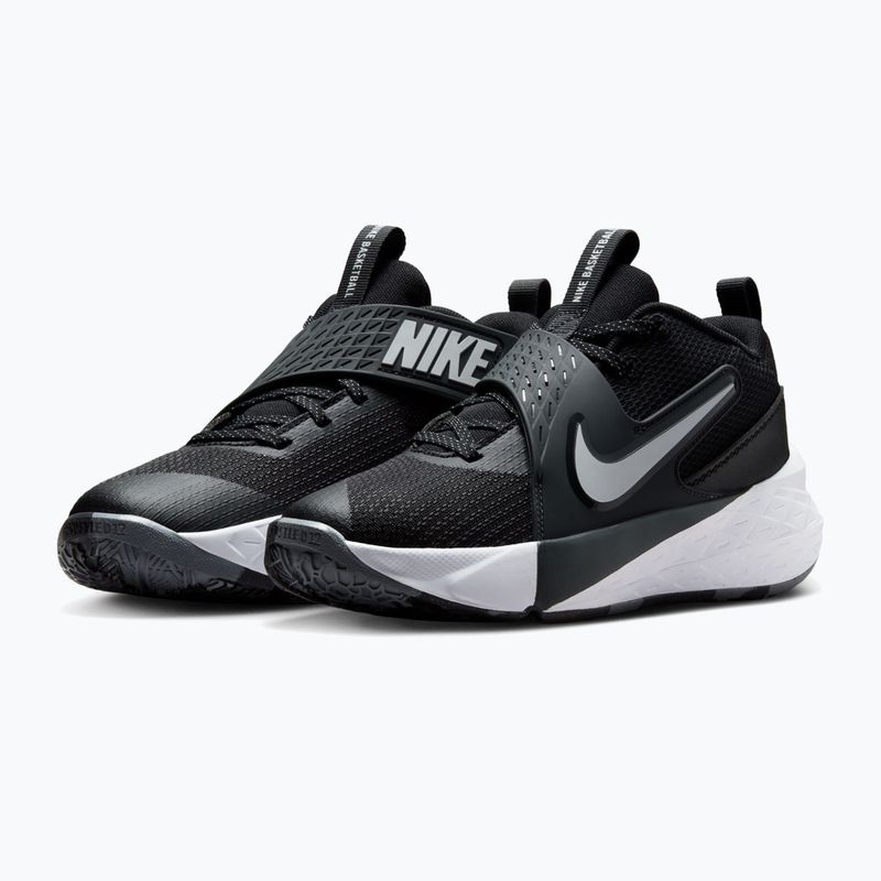 Buty dziecięce Nike Team Hustle D 12 black/anthracite/white 3
