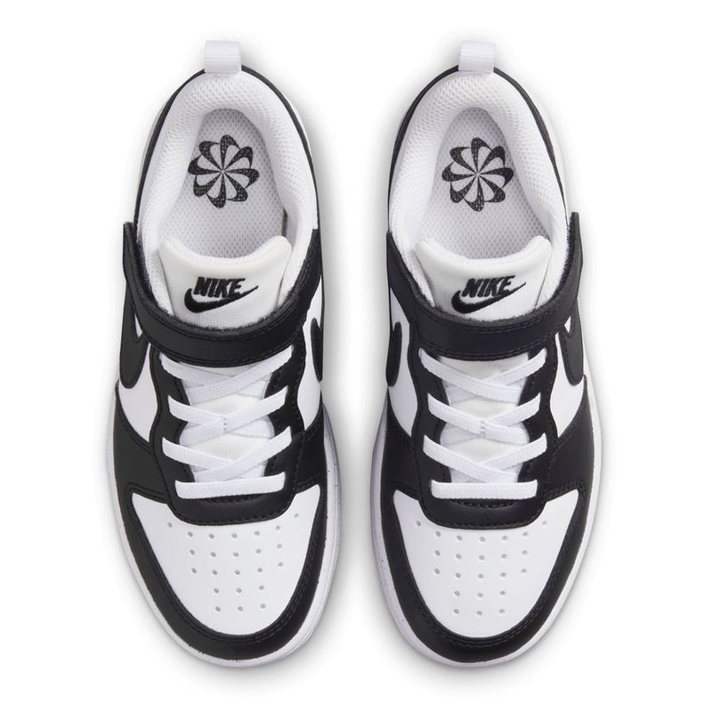 Buty dziecięce Nike Court Borough Low Recraft white/black 4