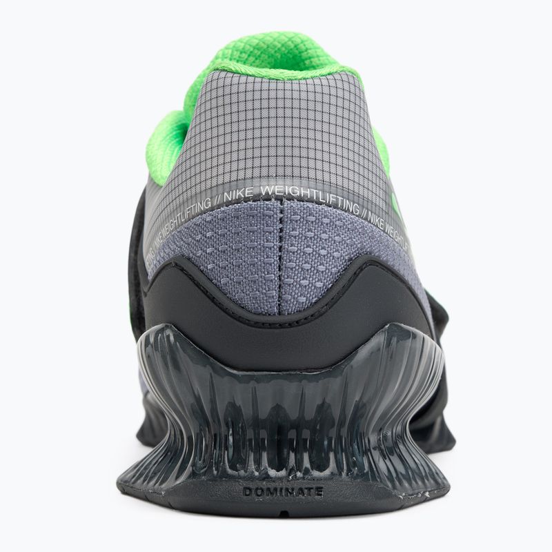 Buty do podnoszenia ciężarów Nike Romaleos 4 ashen slate/green strike/anthracite 6