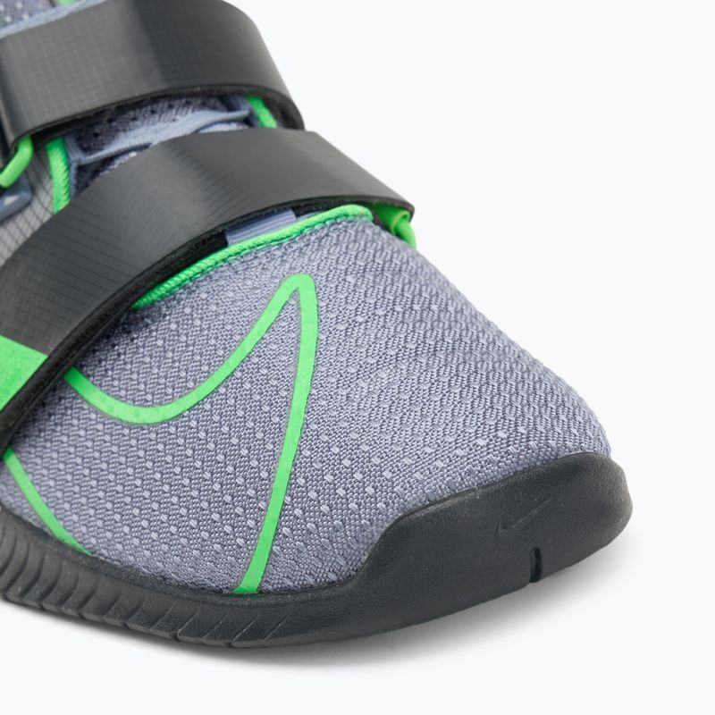 Buty do podnoszenia ciężarów Nike Romaleos 4 ashen slate/green strike/anthracite 7