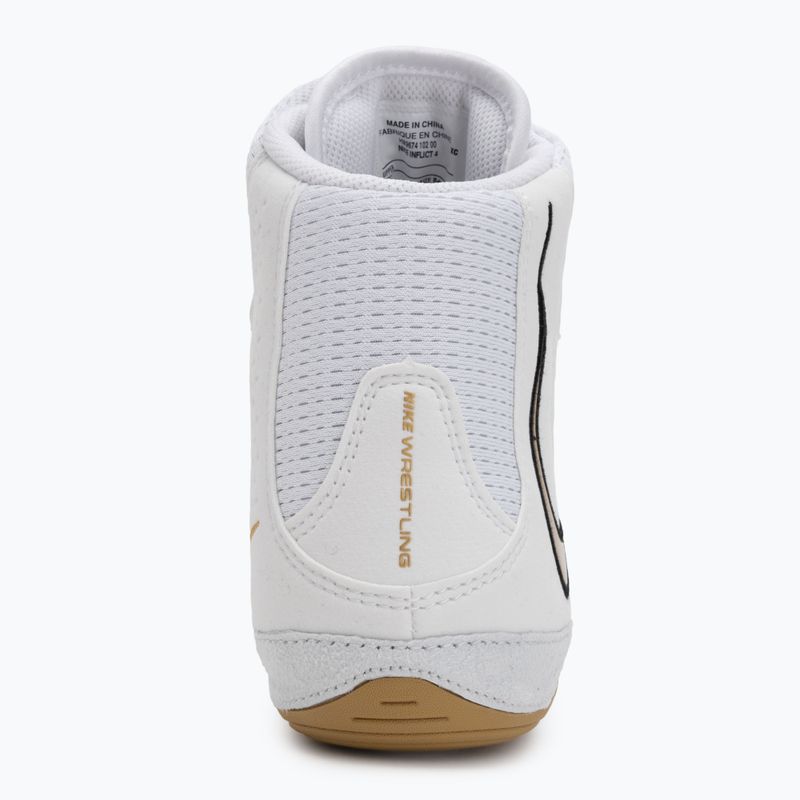 Buty zapaśnicze Nike Inflict 4 white/metalic gold/photon dust/black 6