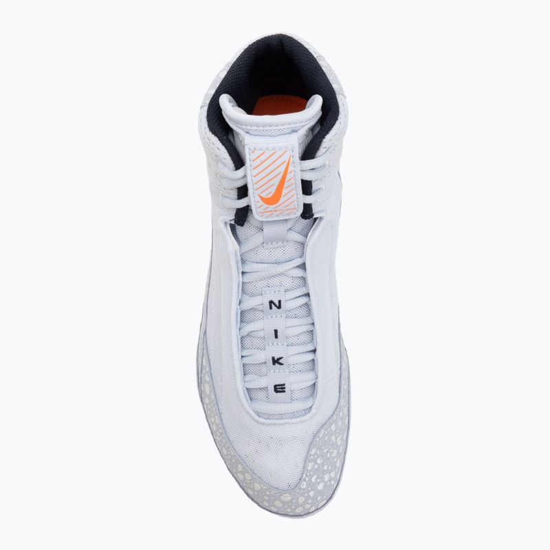Buty zapaśnicze Nike Inflict 4 SE football grey/dark obsidian/sky grey/titanum 5
