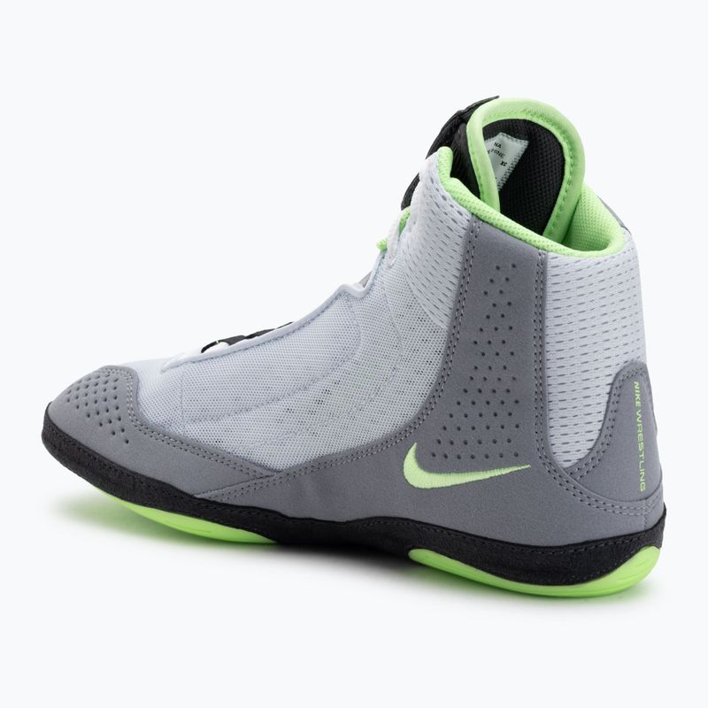 Buty zapaśnicze Nike Inflict 4 football grey/lime blast/anthracite/white 3