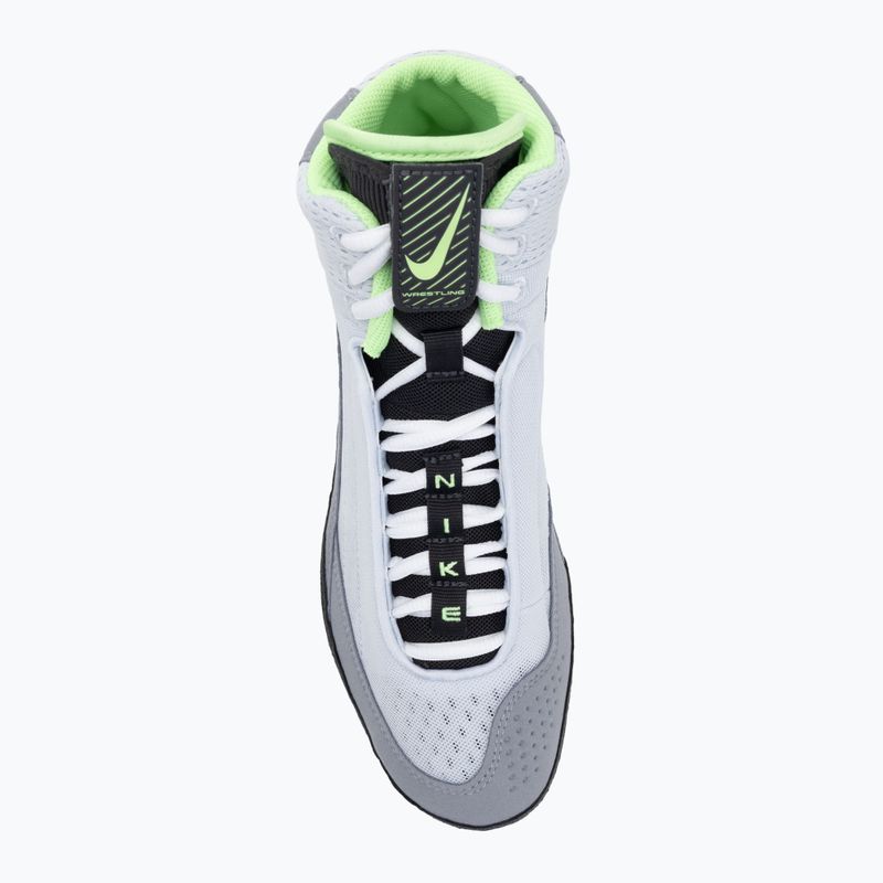 Buty zapaśnicze Nike Inflict 4 football grey/lime blast/anthracite/white 5