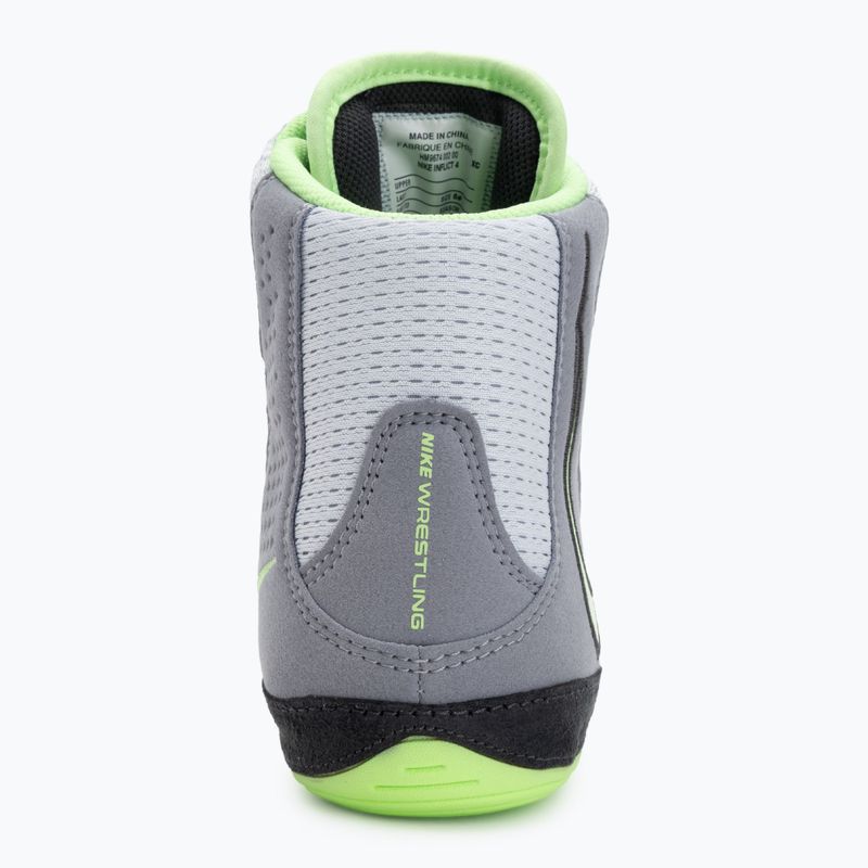 Buty zapaśnicze Nike Inflict 4 football grey/lime blast/anthracite/white 6