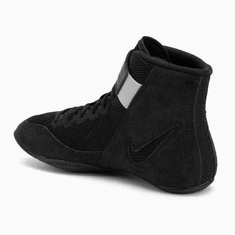 Buty zapaśnicze dziecięce Nike Speedsweep VIII GS black/white/black/wolf grey 3