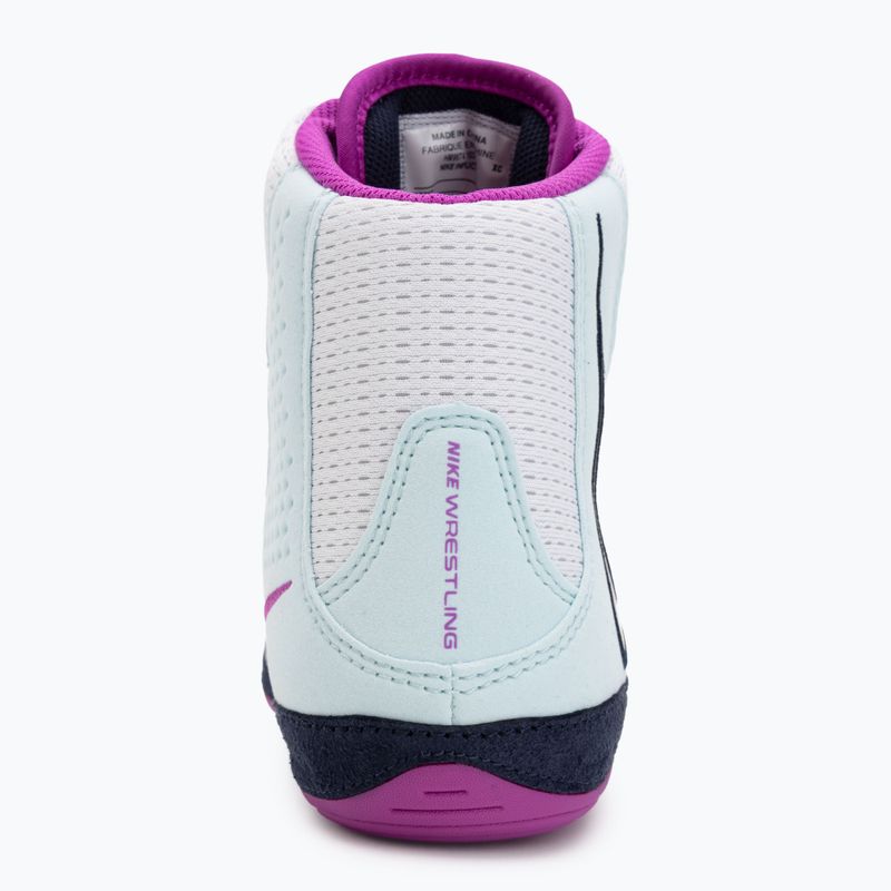 Buty zapaśnicze Nike Inflict 4 white/hyper violet/glacier blue/obsidian 6