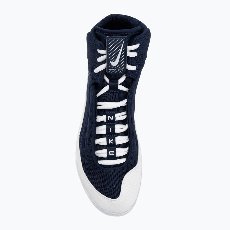 Buty zapaśnicze Nike Inflict 4 white/college navy 5