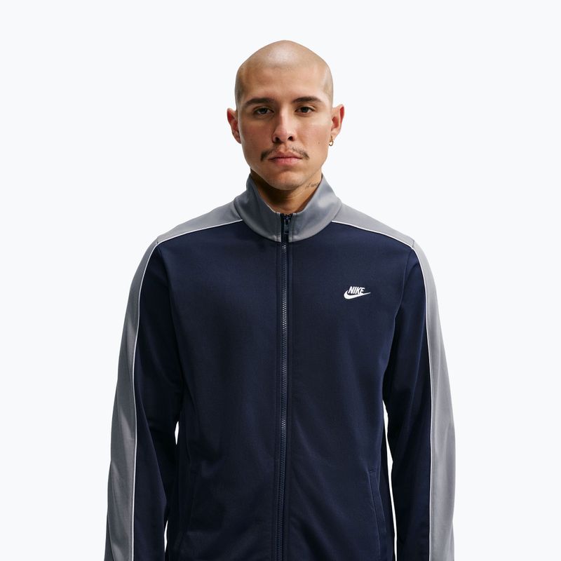 Dres męski Nike Sportswear Club obsidian/smoke grey/white/white 3