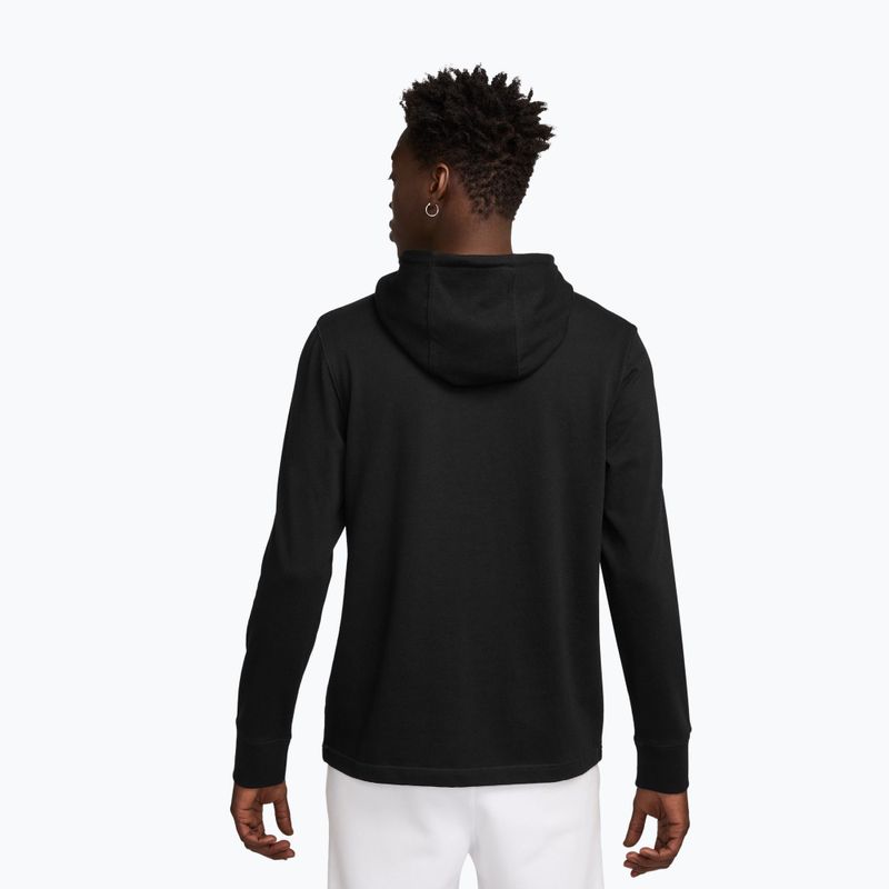 Bluza męska Nike Sportswear Club Knit Pullover Hoodie black/black/white 2