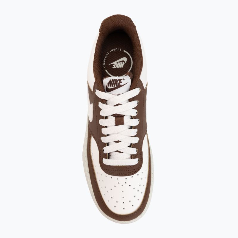 Buty damskie Nike Court Vision Low sail/cacao wow/coconut milk/sail 5