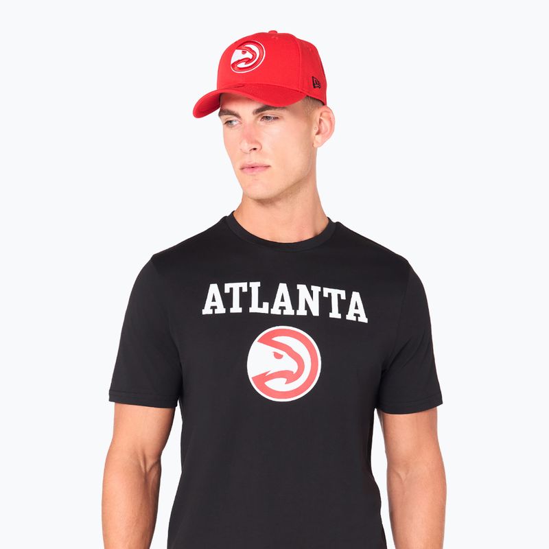 Koszulka męska New Era NOS NBA Regular Atlanta Hawks black 3