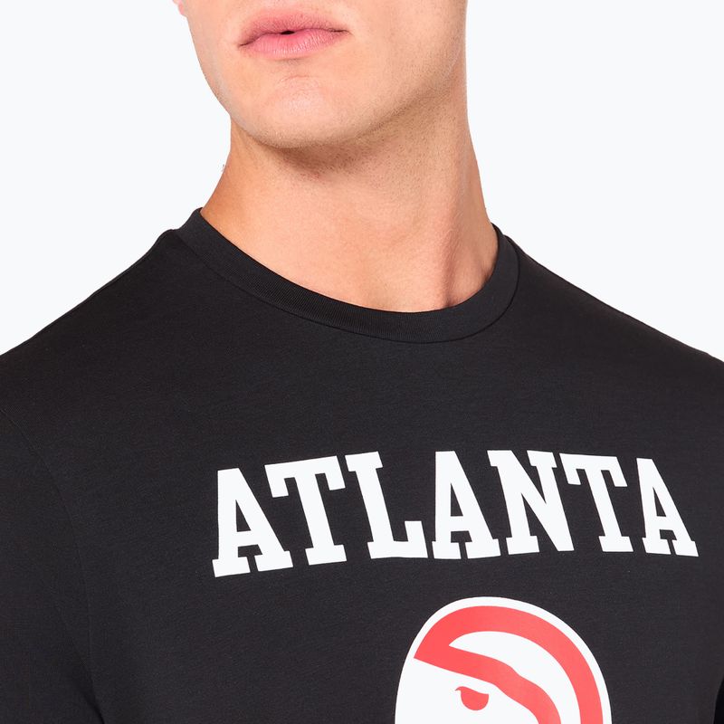 Koszulka męska New Era NOS NBA Regular Atlanta Hawks black 6