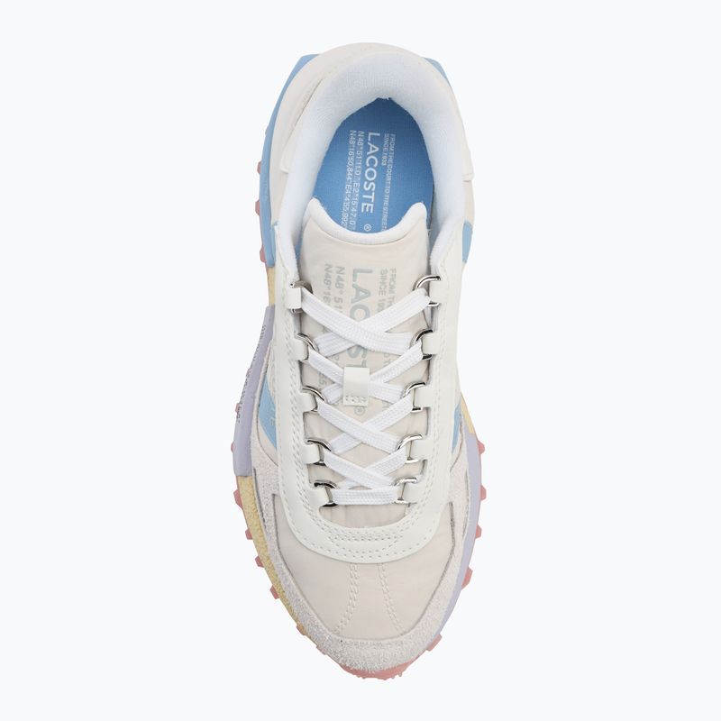 Buty damskie Lacoste Elite Active off white/light blue 5