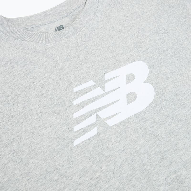 Koszulka damska New Balance Sport Jersey Relaxed Logo reflection/white/light arctic grey 3