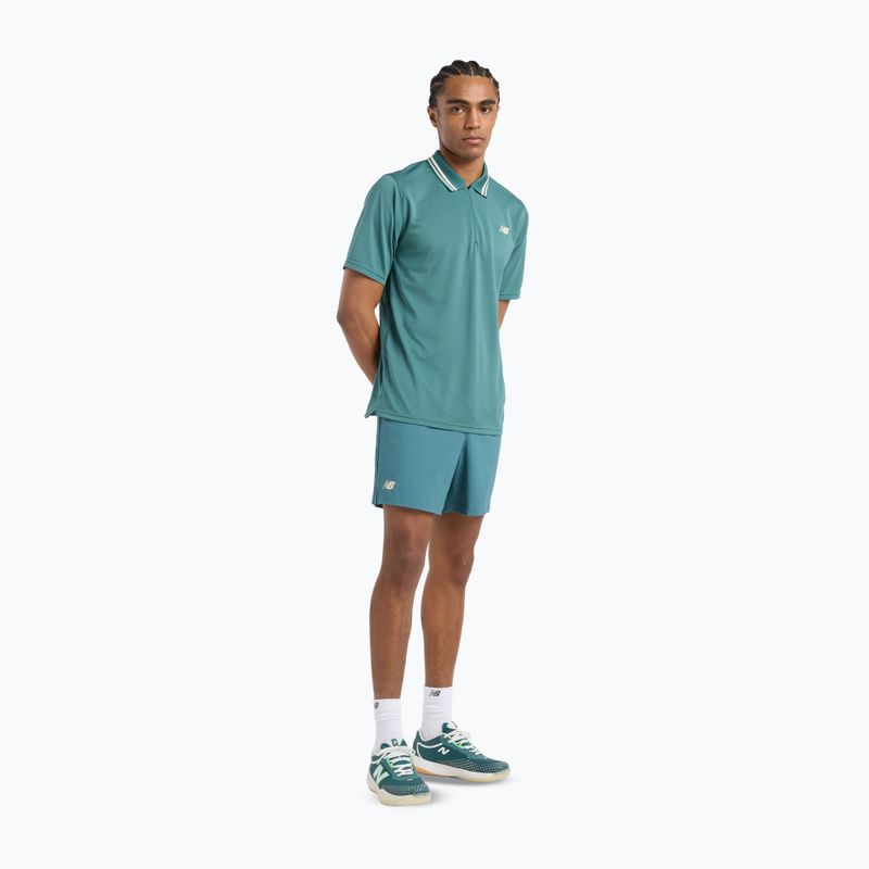 Spodenki tenisowe męskie New Balance Tournament Seersucker Short new spruc 2