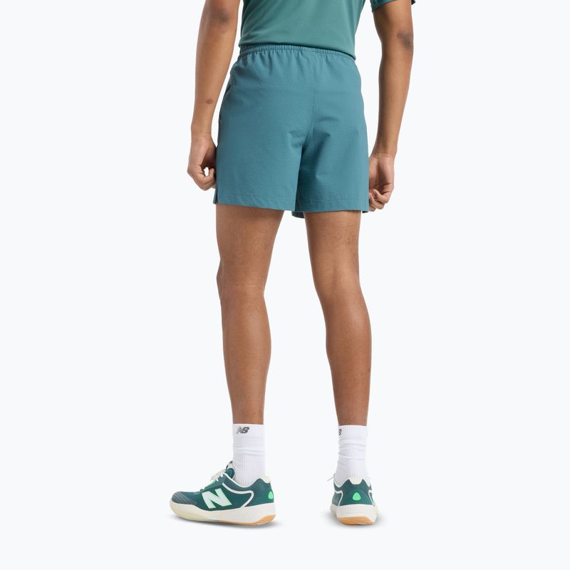 Spodenki tenisowe męskie New Balance Tournament Seersucker Short new spruc 3