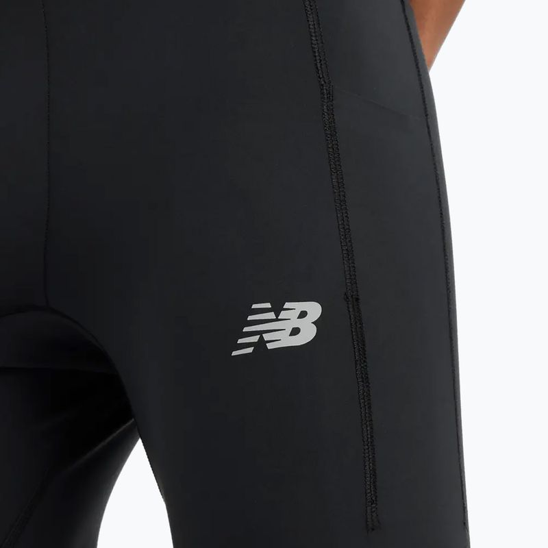 Legginsy do biegania męskie New Balance Sleek Pocket black 6