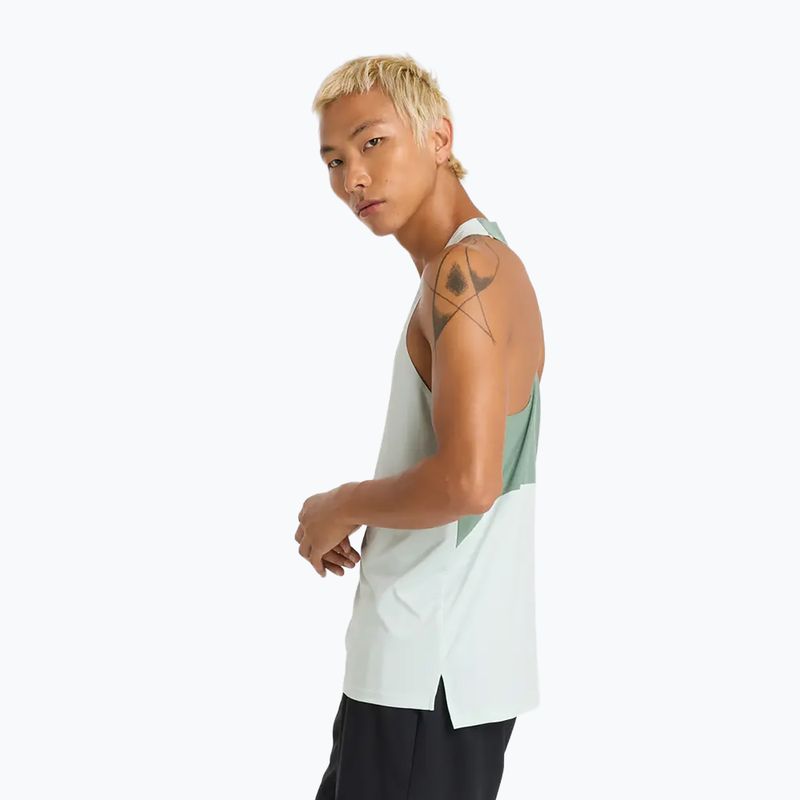 Koszulka do biegania męska New Balance Race Day Tank clayash 3