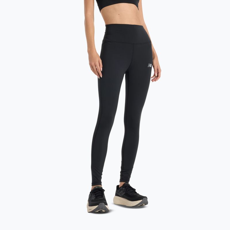 Legginsy do biegania damskie New Balance Harmony High Rise black