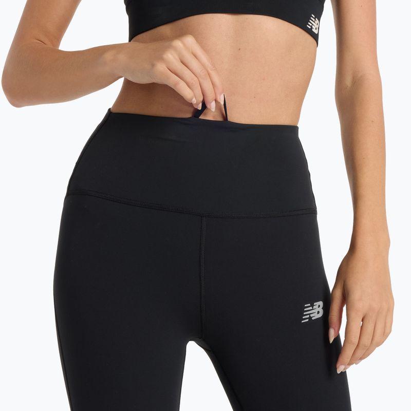Legginsy do biegania damskie New Balance Harmony High Rise black 6