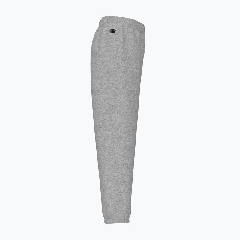 Spodnie damskie New Balance Reimagined Fleece Jogger ashheath 4