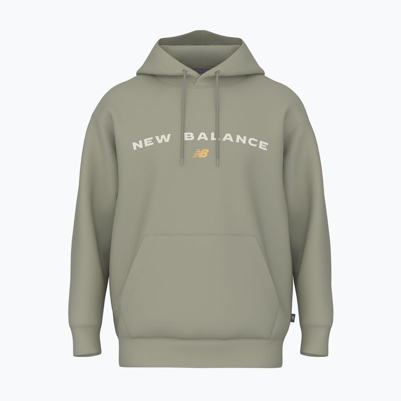 Bluza męska New Balance Reimagine Fleece Hraphic Hoody olivine