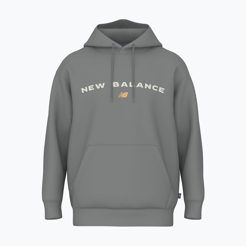 Bluza męska New Balance Reimagine Fleece Hraphic Hoody slategrey