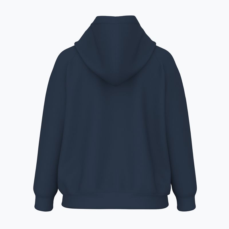 Bluza damska New Balance Fleece Logo Full Zip athletic nb navy 2